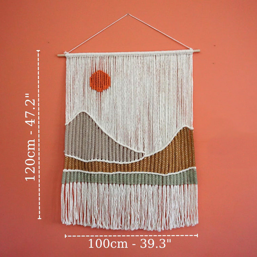 Handwoven Landscape Tapestry – Fringe Home Decor