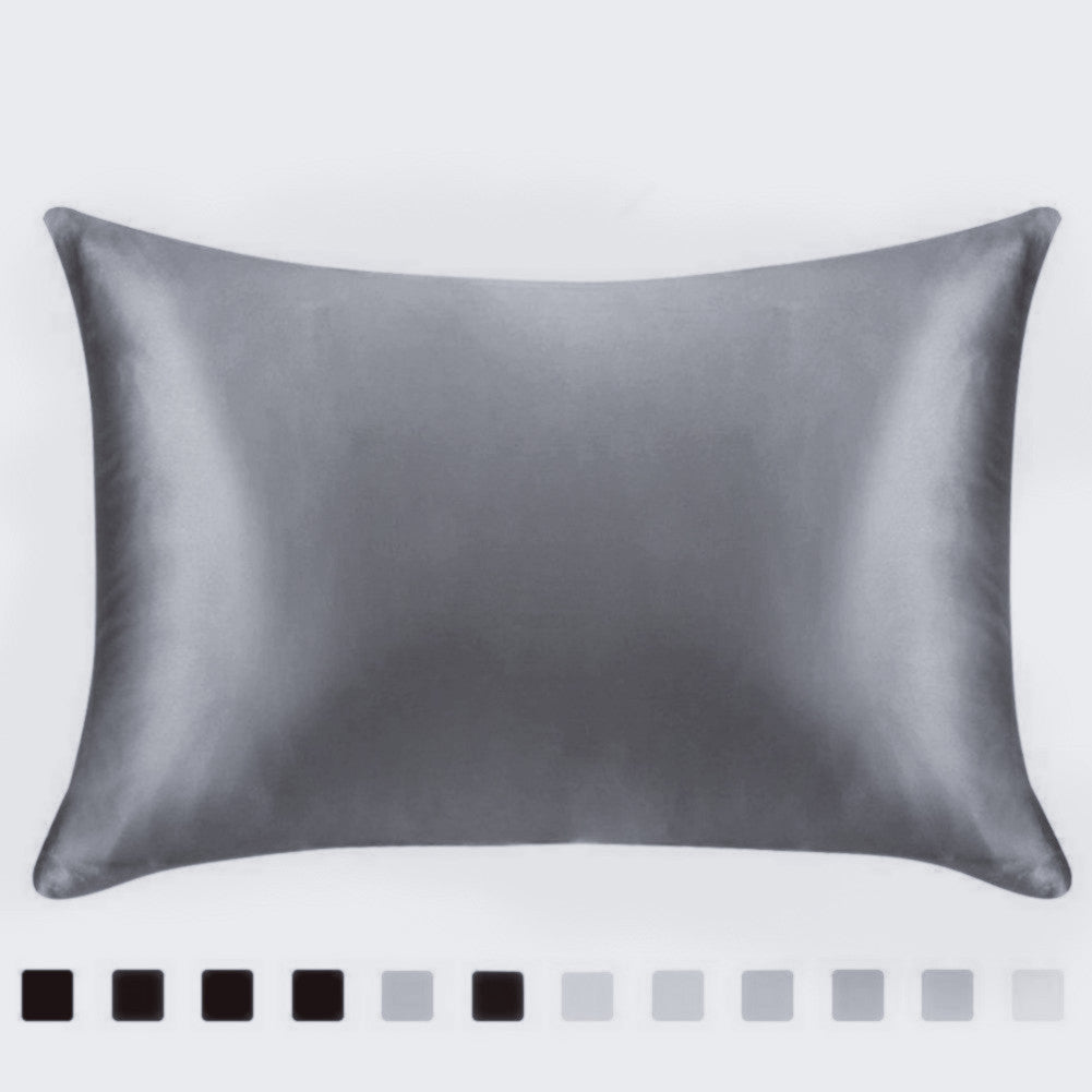 Satin Silk Pillowcase – Solid Color Ice Silk Single Pillow Cover