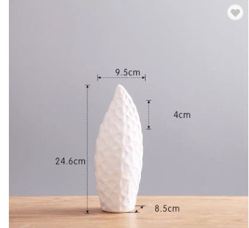 Nordic Ceramic Flower Vase – Modern Creative Home Decor
