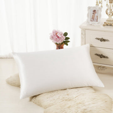 Satin Silk Pillowcase – Solid Color Ice Silk Single Pillow Cover