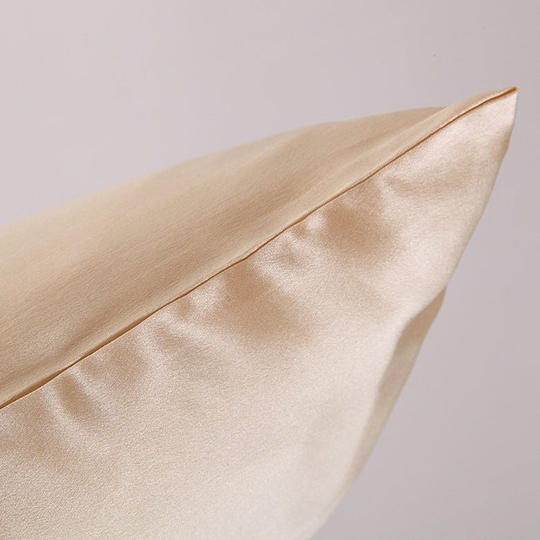 Satin Silk Pillowcase – Solid Color Ice Silk Single Pillow Cover