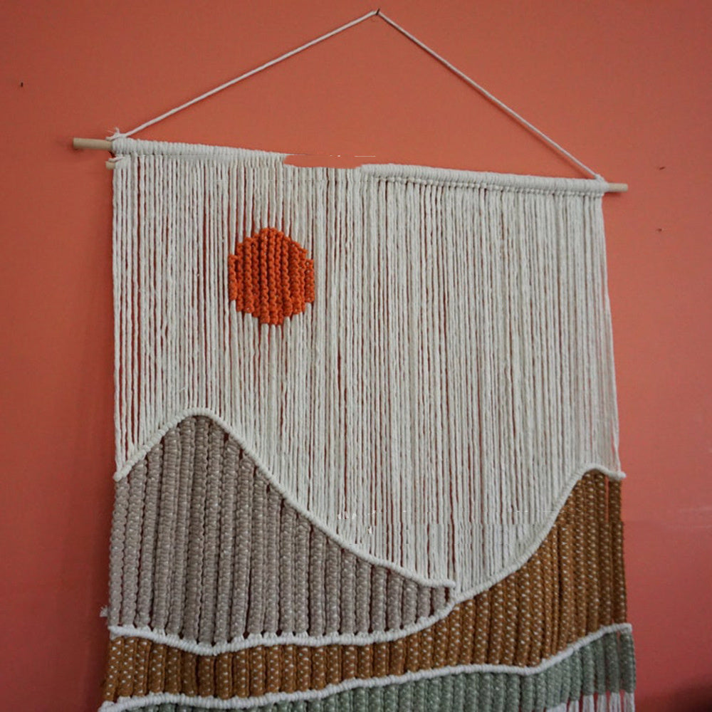 Handwoven Landscape Tapestry – Fringe Home Decor