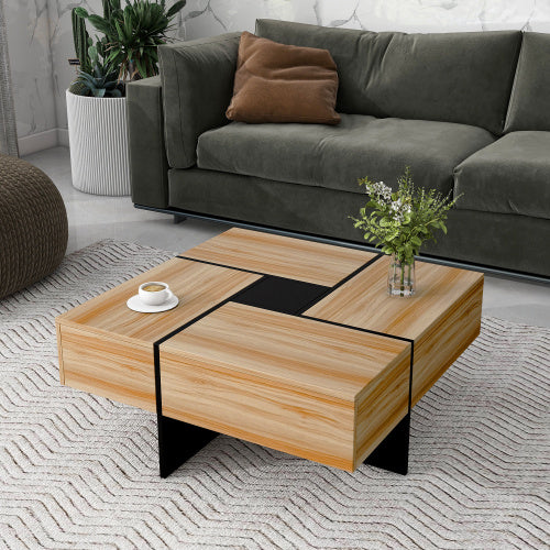 Space-Saving Coffee Table with Secret Storage | Modern Apartment Furniture - Maple Hollow Co.