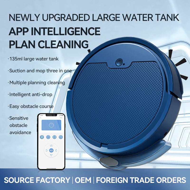 Intelligent Sweeping Robot – Large Water Tank, 2000Pa Suction