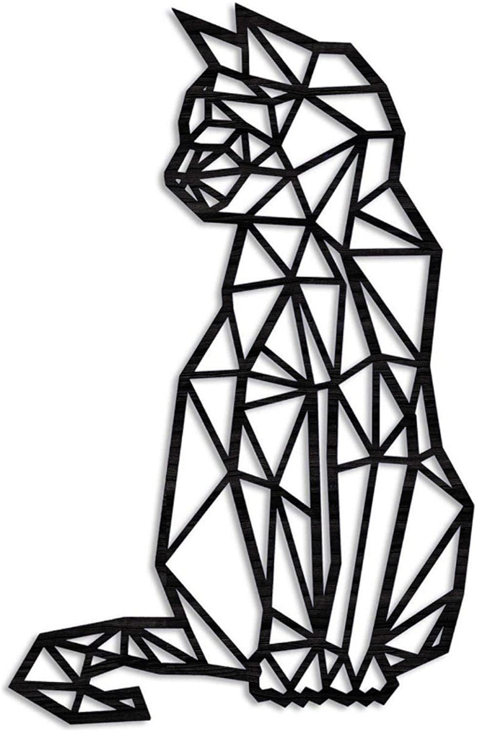 Carved Metal Cat Wall Art – Home Interior Decor
