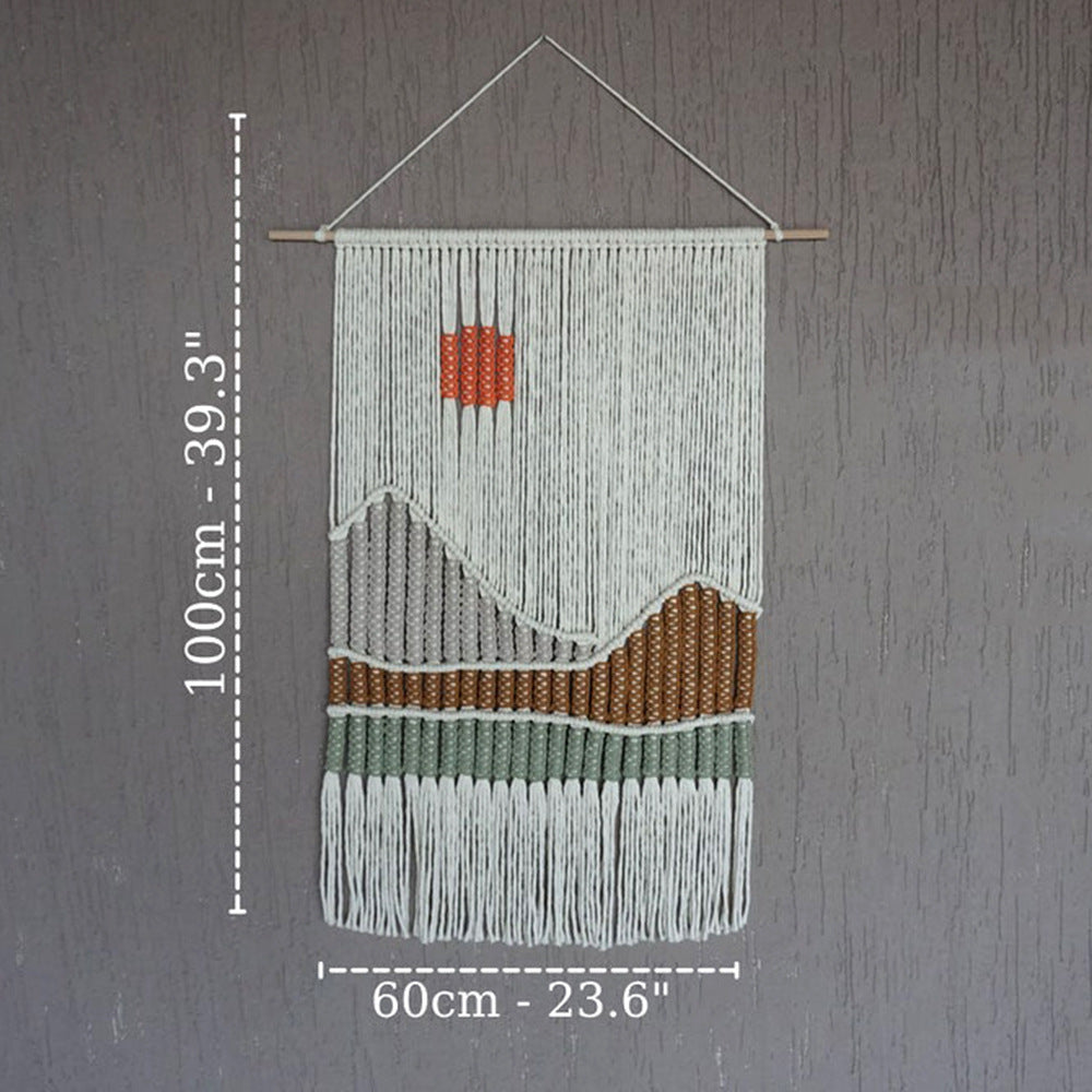 Handwoven Landscape Tapestry – Fringe Home Decor