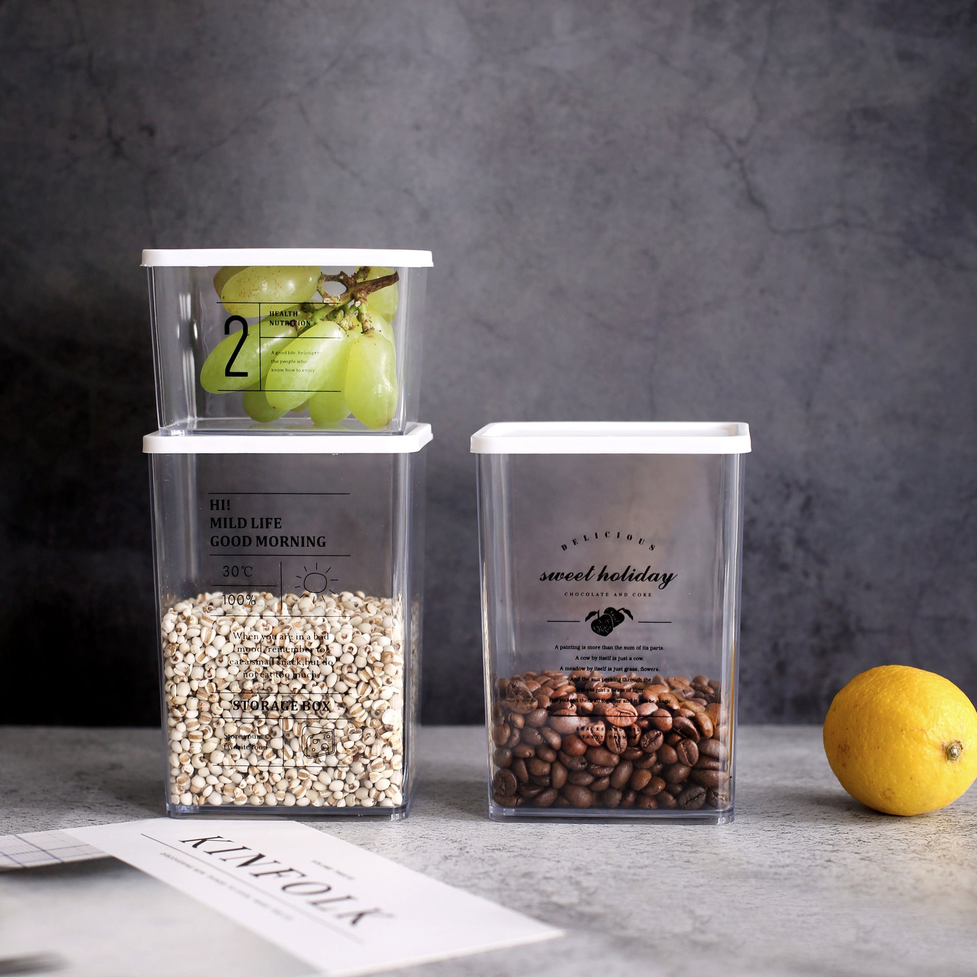 Grocery Tank – Creative Kitchen Tea Storage Box