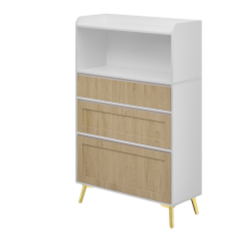White Solid-Wood Frame 3-Drawer Storage Cabinet - Maple Hollow Co.