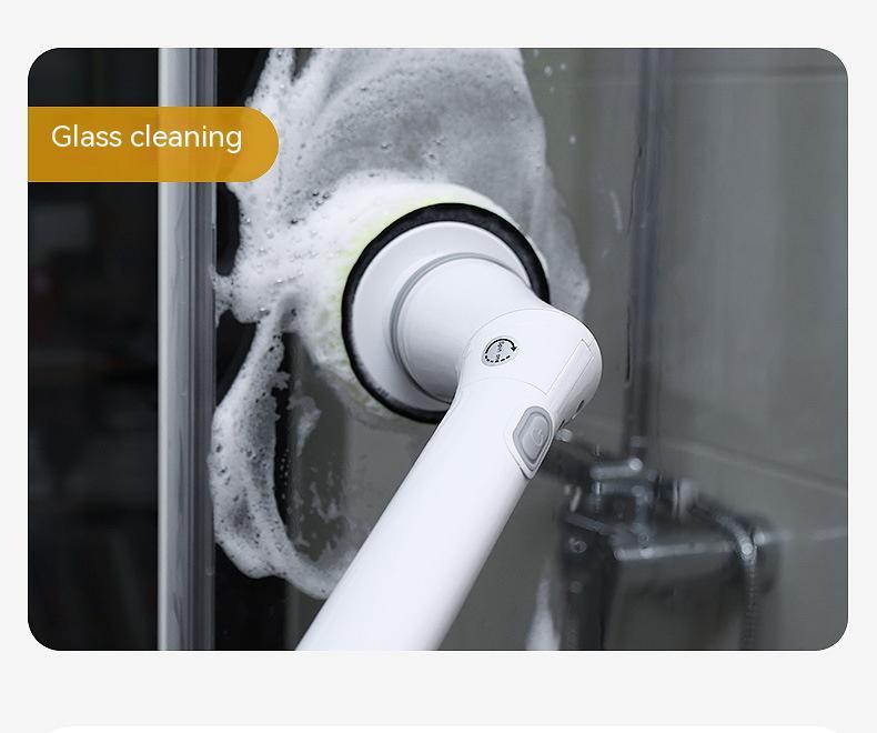 Electric Telescopic Scrubber – Long Handle Multifunction Cleaning Brush