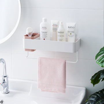 Bathroom Wall Storage Rack – Organizer Boxes
