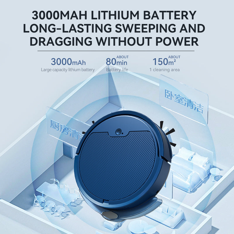 Intelligent Sweeping Robot – Large Water Tank, 2000Pa Suction