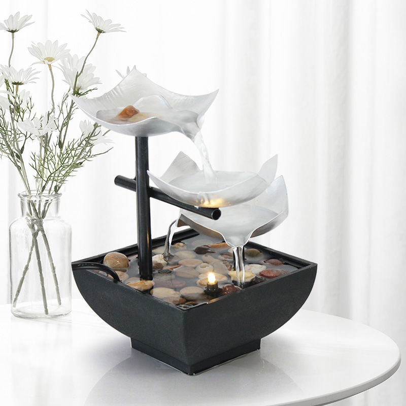 Flowing Water Desktop Fountain – Home Decor Ornament