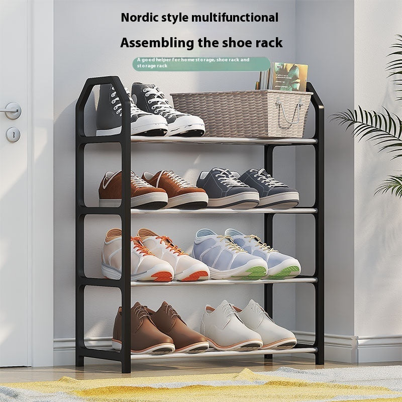 Trapezoidal Shoe Cabinet – Home & Dormitory Storage Organizer

